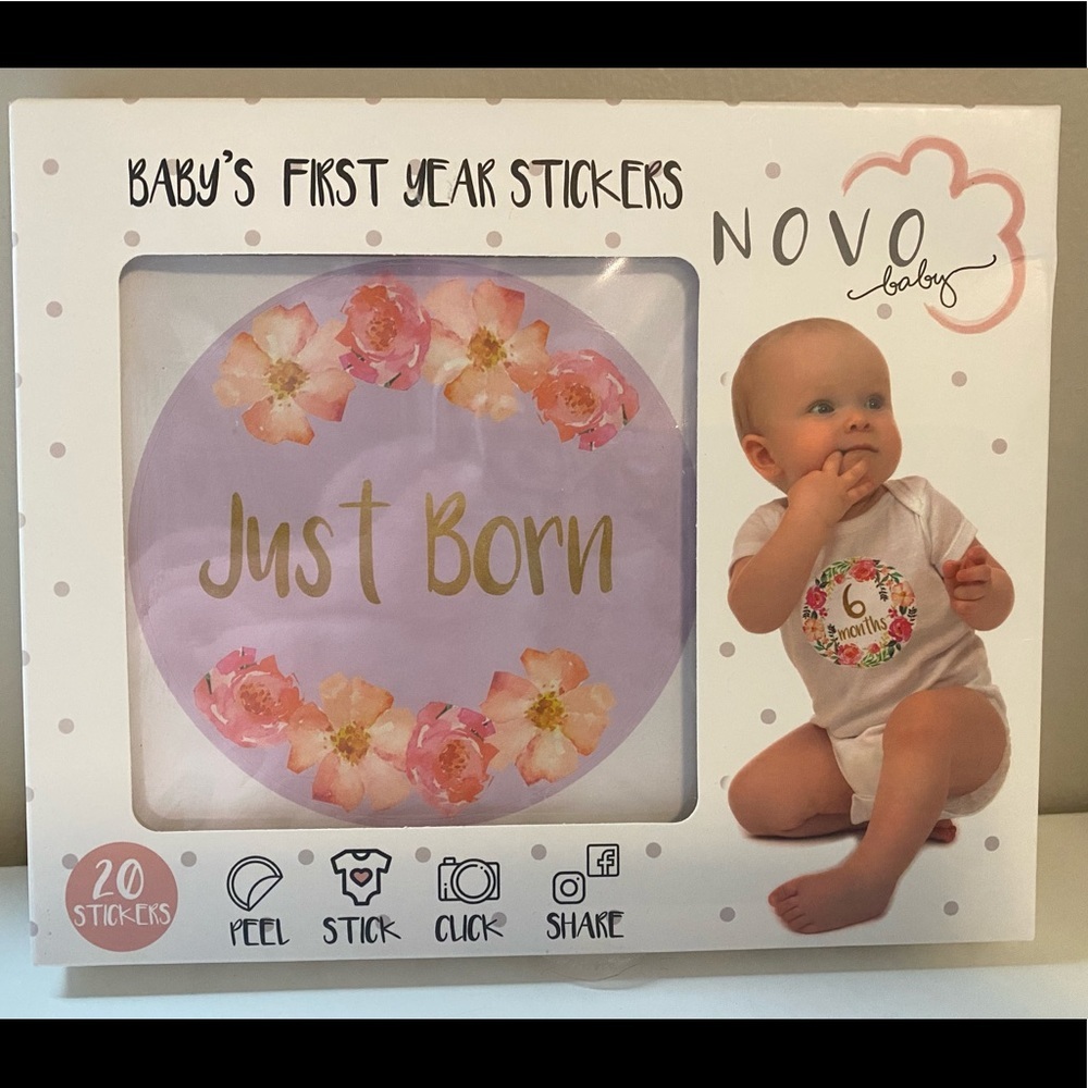 Baby’s First Year Stickers
New in package
Baby Girl